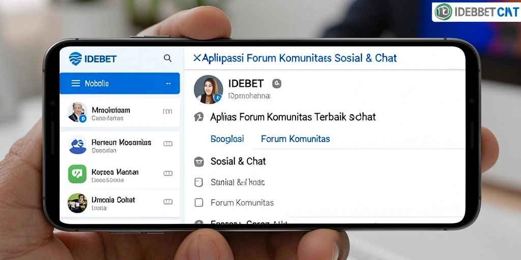 Tampilan antarmuka IDEBET yang menarik dan interaktif.