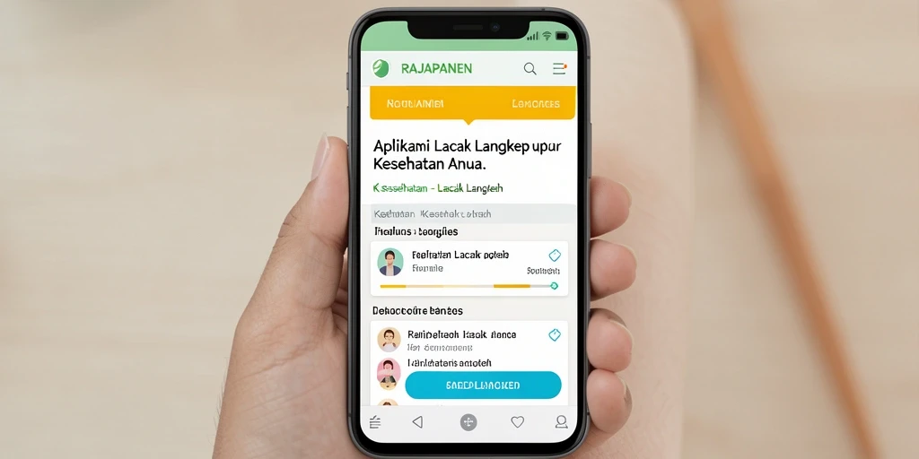 Antarmuka RAJAPANEN menampilkan grafik langkah dan aktivitas sehari-hari.