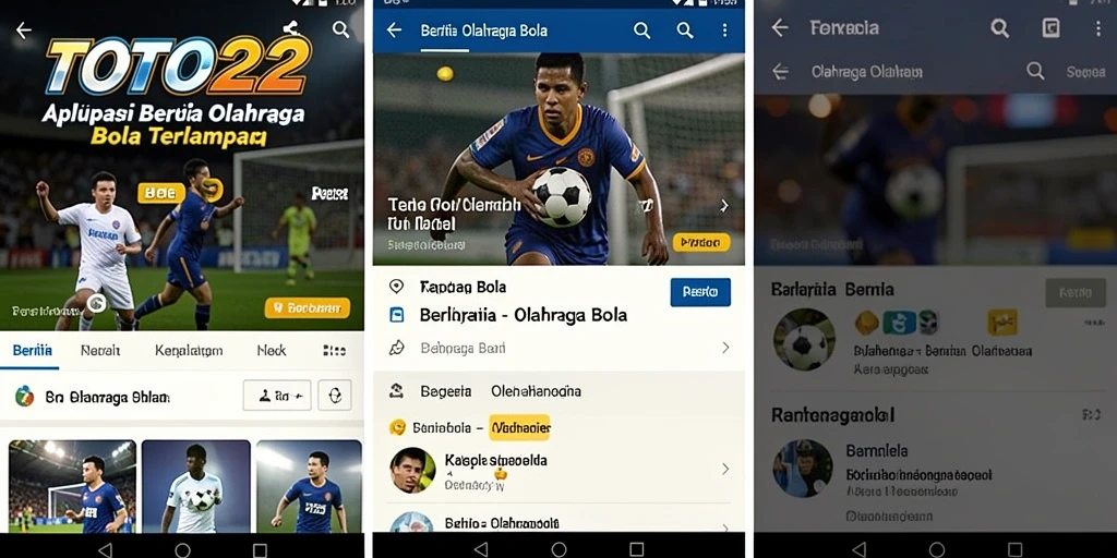 Tampilan antarmuka aplikasi TOTO22 yang menarik dan fungsional.