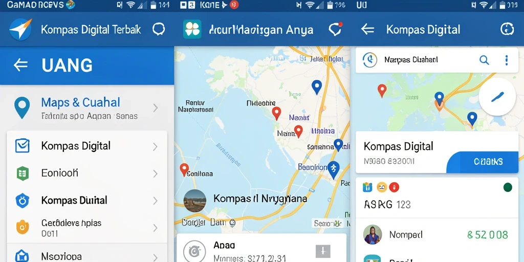 Tampilan antarmuka UANG yang modern dan mudah digunakan.