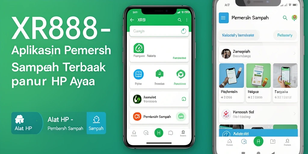 Antarmuka <strong>XR88</strong> menunjukkan statistik pembersihan dan file yang dapat dihapus.